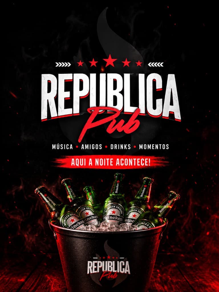 Arte promocional balde de Heineken